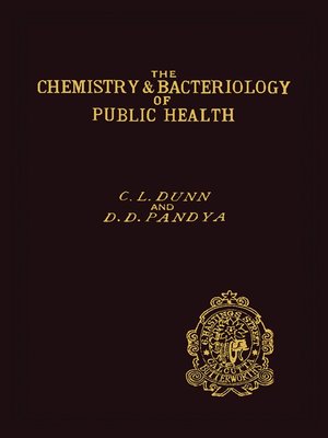 cover image of The Chemistry and Bacteriology of Public Health